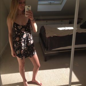 Floral short dress